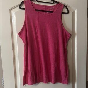 Torrid Pink Relaxed Soft Classic Fit Sleeveless Tank Top 2X 18 2